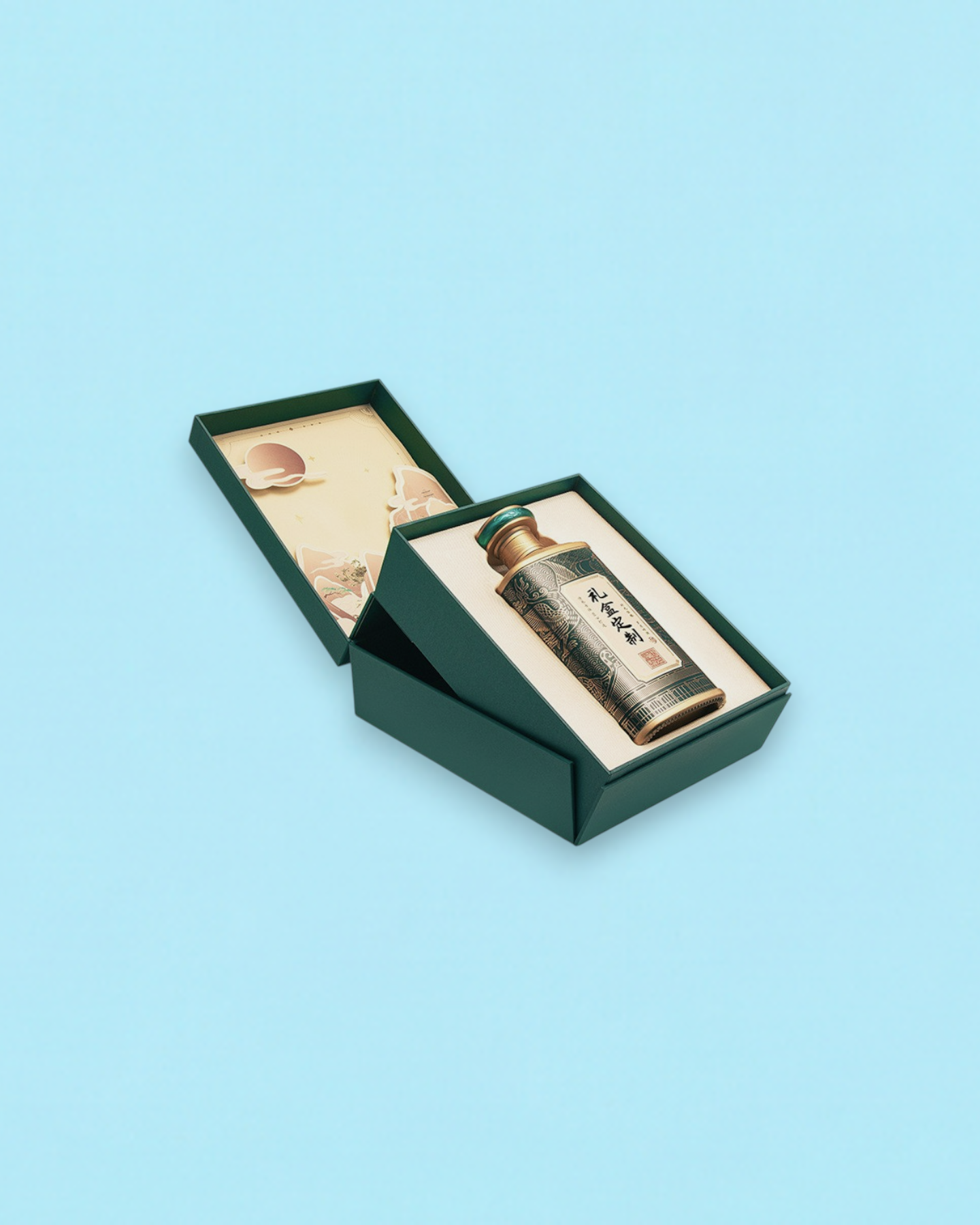Lift-Up Book Style Perfume Box