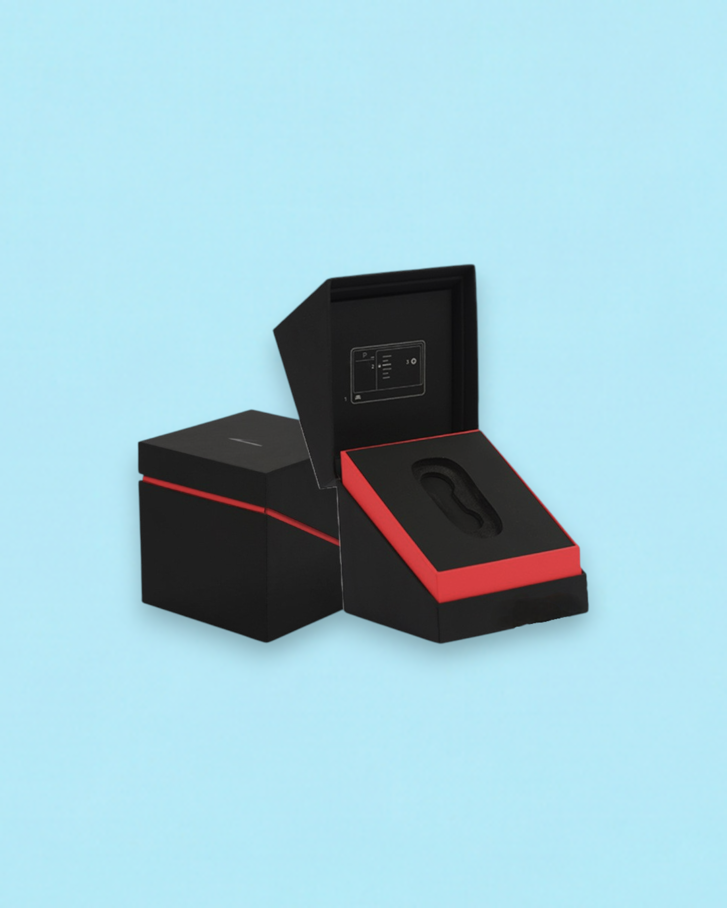 Angled Flip Lid Perfume Box