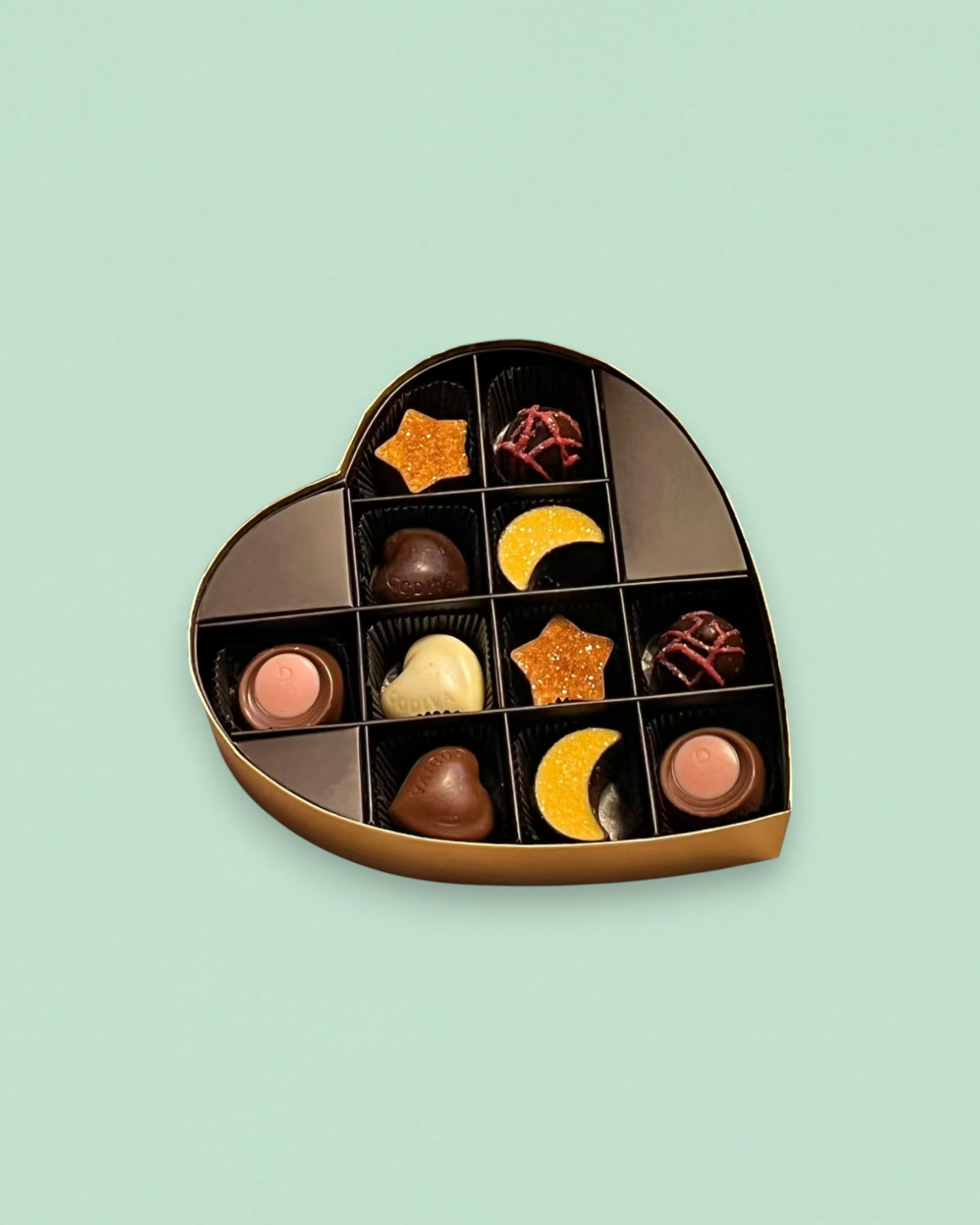 Heart-Shaped Chocolate Box