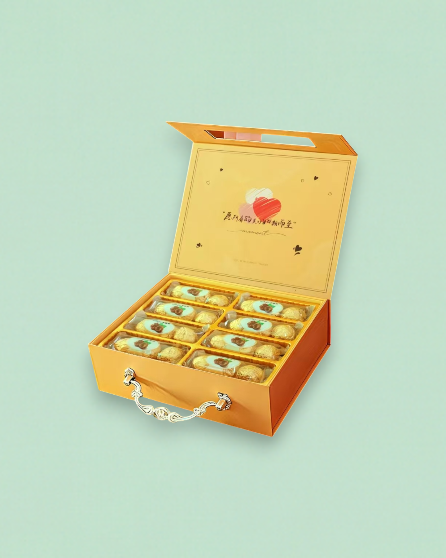 Book-Shaped Handle Chocolate Box