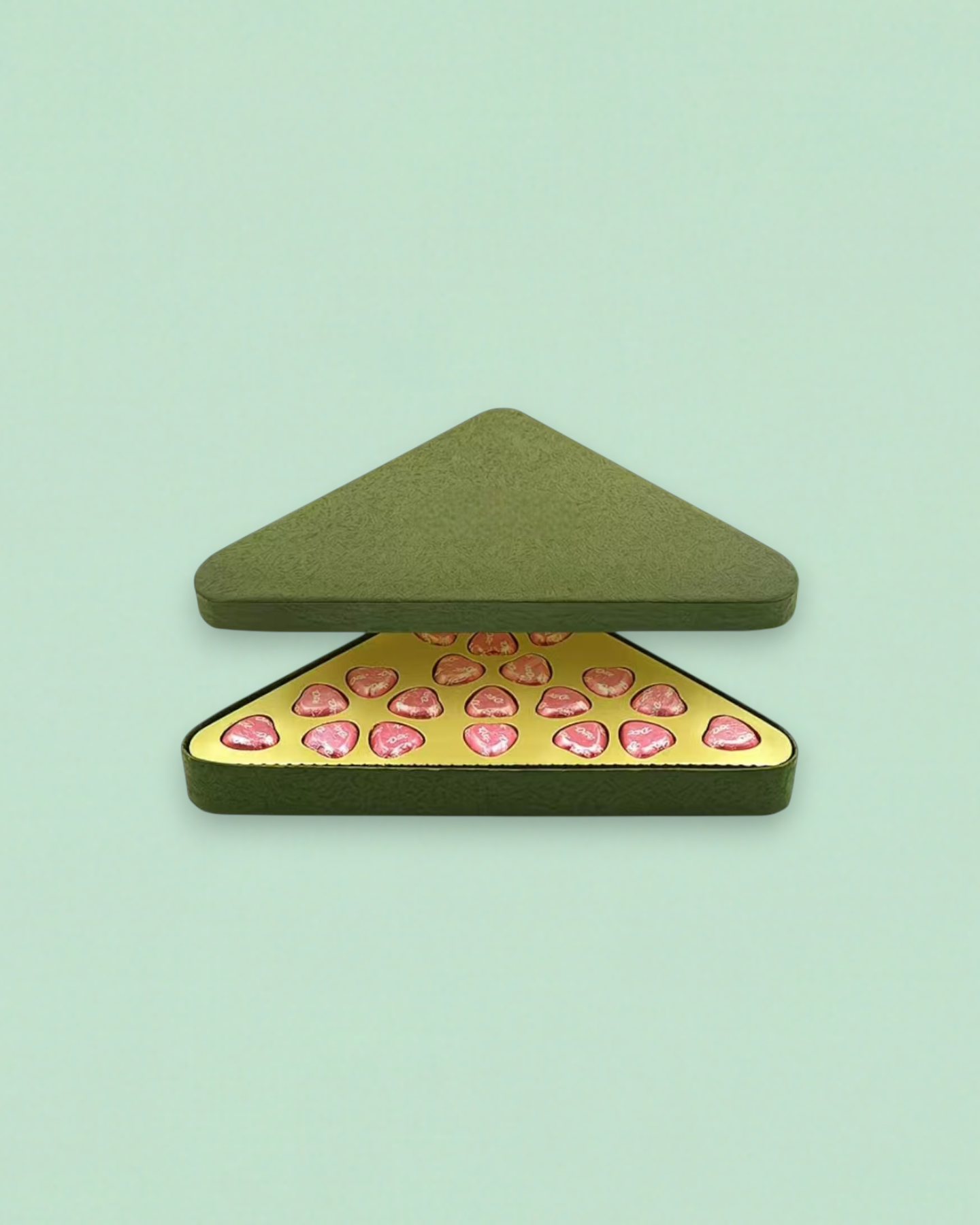 Triangle Velvet Chocolate Box