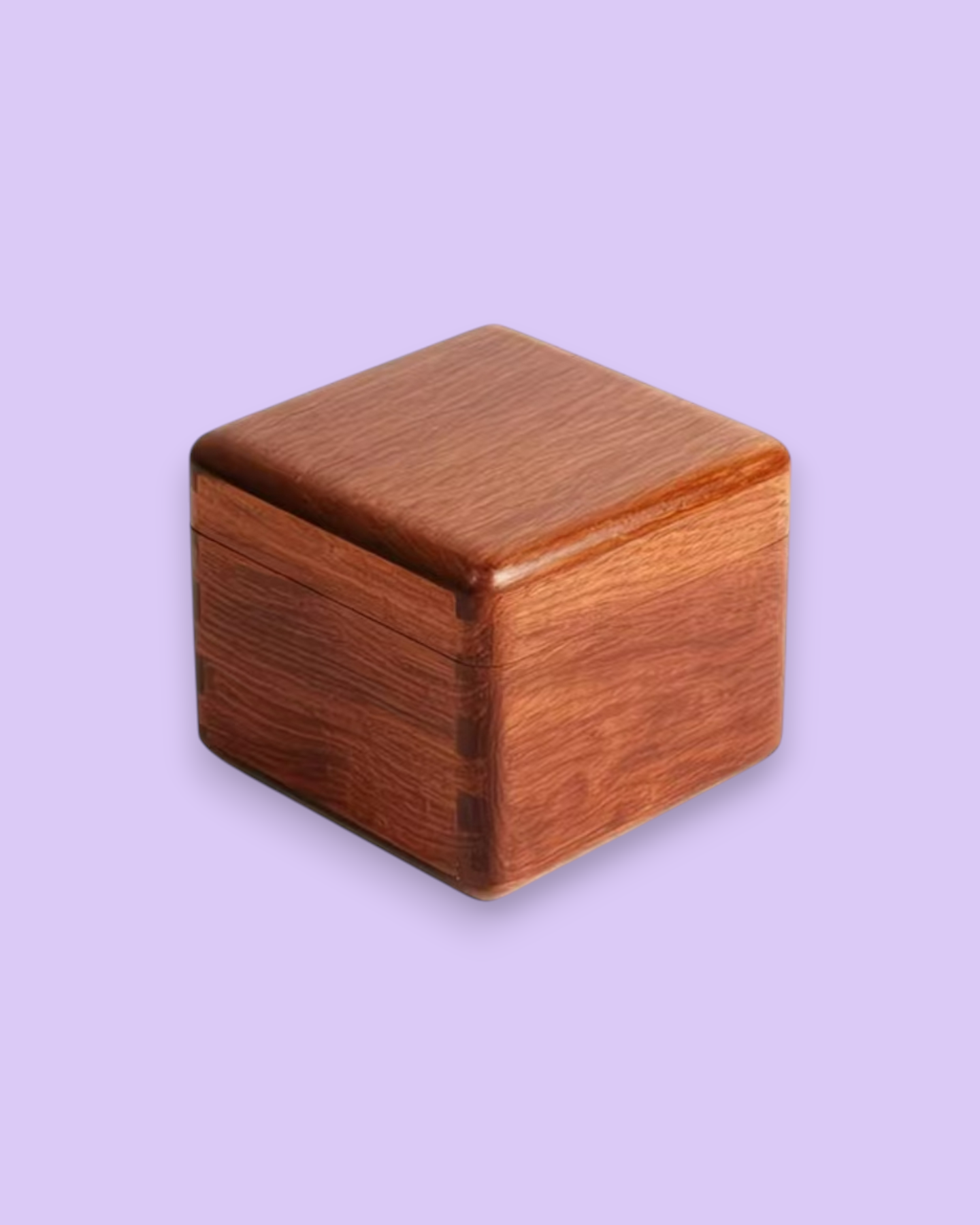Solid Wood Hinged Jewelry Box