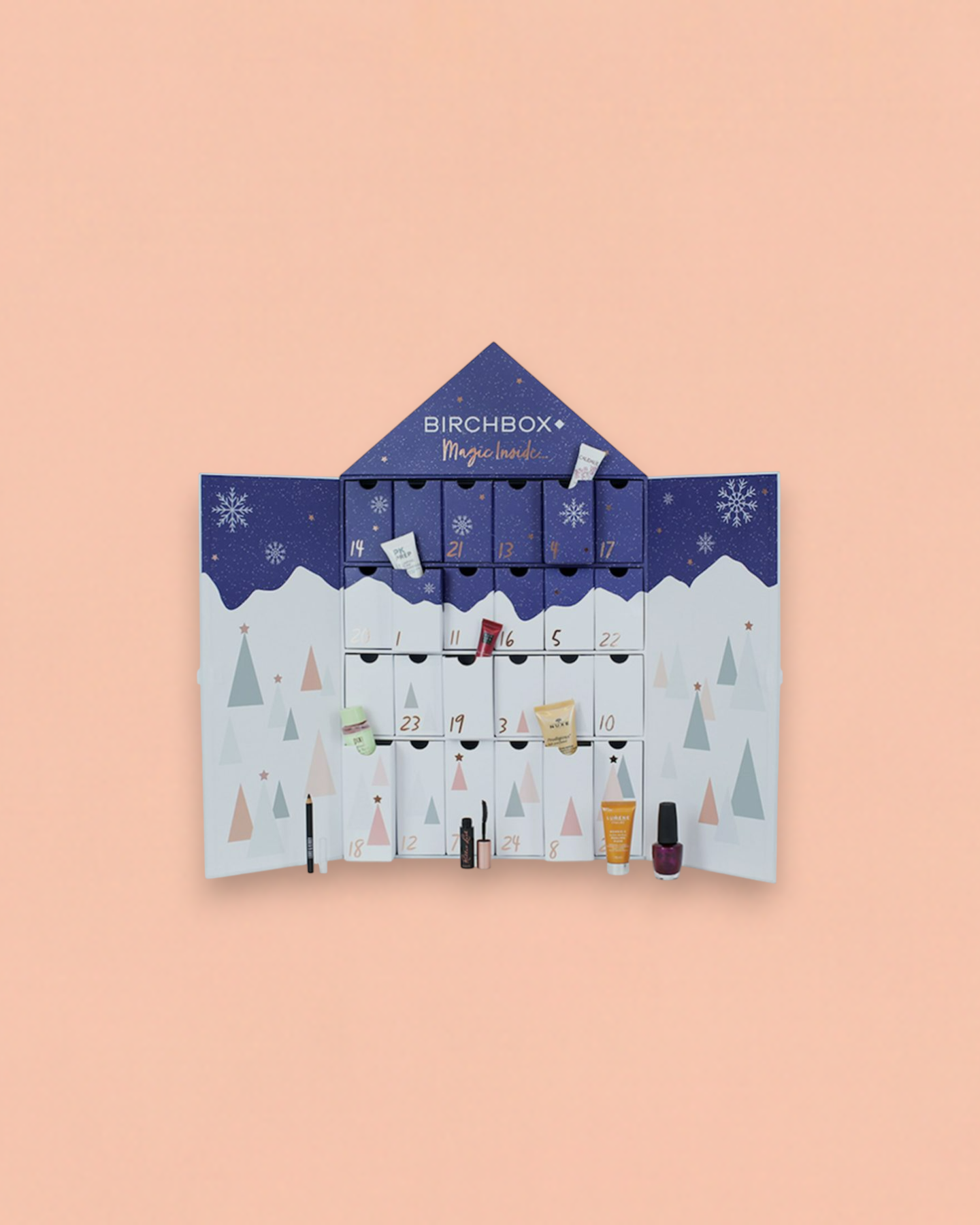 Holiday Advent Calendar Cosmetic Box