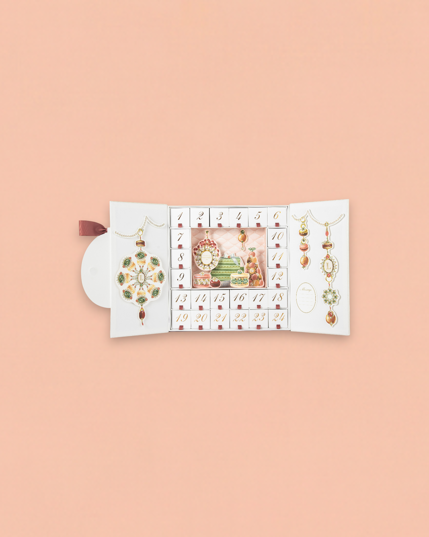 Book-Style Advent Calendar Cosmetic Box